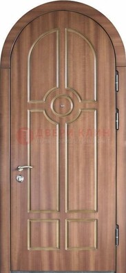 Арочная дверь с отделкой массивом ДА-35 в Туле