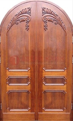 Металлическая арочная дверь ДА-9 в салон красоты в Ростове-На-Дону