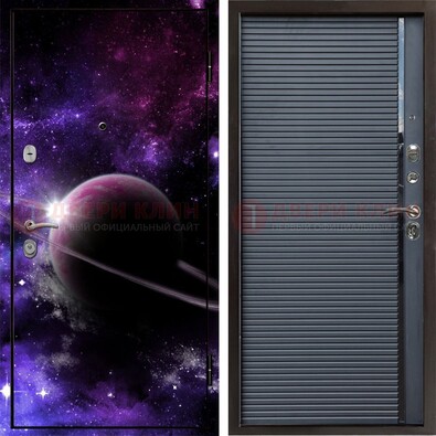 Металлическая дверь с фотопечатью Сатурна ДФ-20 в Туле