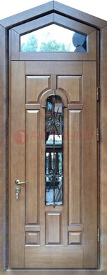 Железная дверь Винорит с фрамугой для частного дома ДФГ-34 в Туле