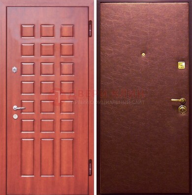 Входная дверь с МДФ и винилискожей ДМ-178 для офиса в Туле