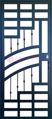 Современная металлическая решетчатая дверь ДР-38 в Туле