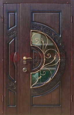 Полуторная железная дверь Винорит в классическом стиле ДСК-272 в Туле