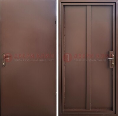 Техническая дверь с порошковым покрытием медный антик с двух сторон ДП-253 в Туле
