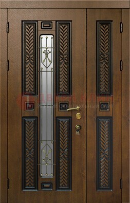 Полуторная входная дверь с виноритом ДВТ-169 в Туле