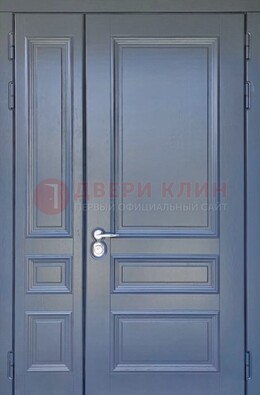 Темно-серая железная дверь с виноритом ДВТ-242 в Туле