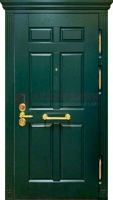 Классическая зеленая дверь с виноритом на улицу ДВТ-248 в Туле