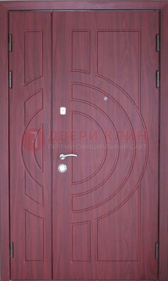 Тамбурная красная железная дверь с виноритом ДВТ-3 в Туле