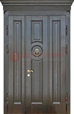 Классическая полуторная металлическая дверь МДФ ПЛ-23 в Туле